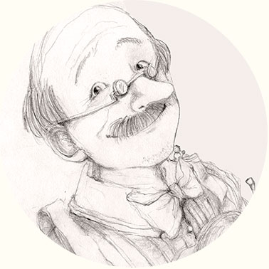 Illustration of Mr. Carr